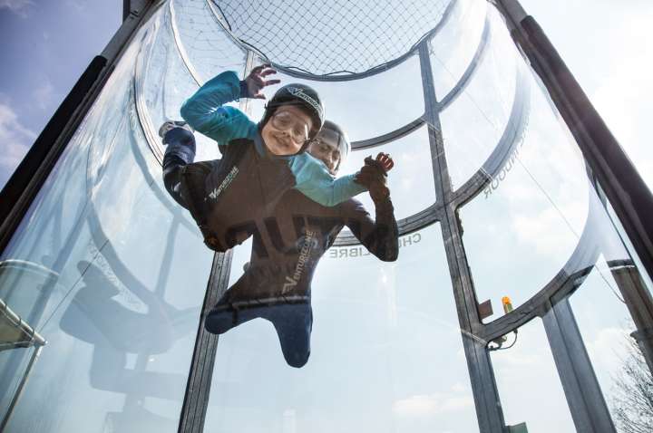 Venturizone Soufflerie, une sortie en famille pour se préparer au grand saut 