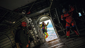 Photo prise de l'intérieur du Noratlas
